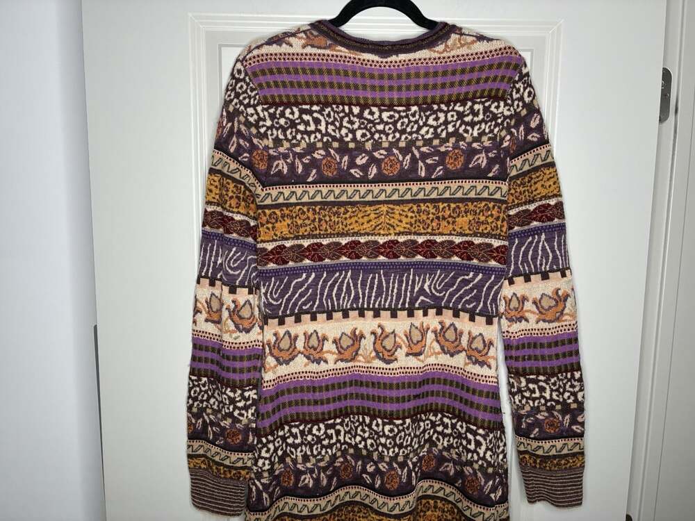 Ulla Johnson Paloma Dress in Woodland Size Large Wool Blend Long Sleeve Maxi - Picture 8 of 12